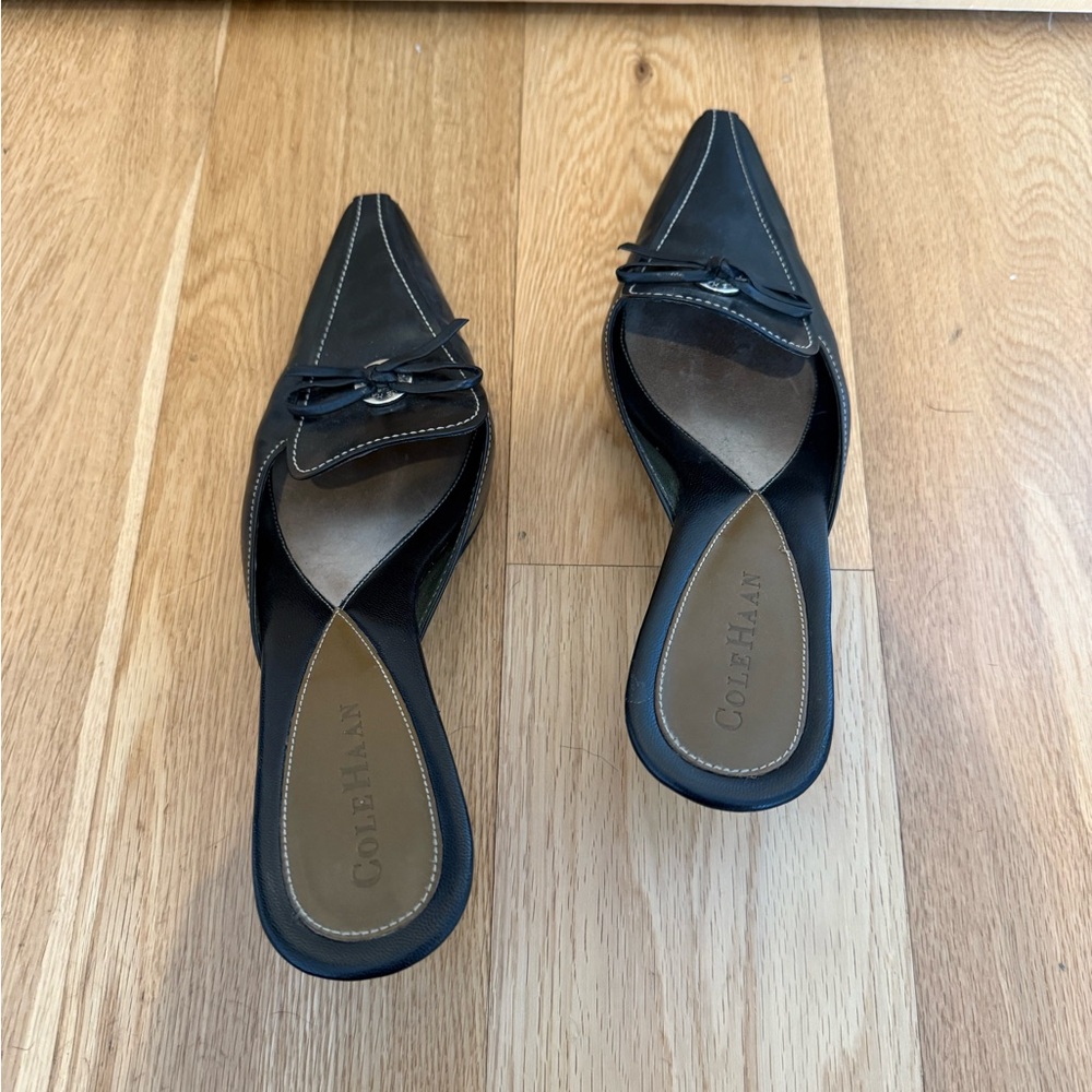 Cole Haan heeled mules - Picture 3 of 7